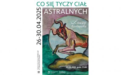 Wernisaż “Co się tyczy ciał astralnych”